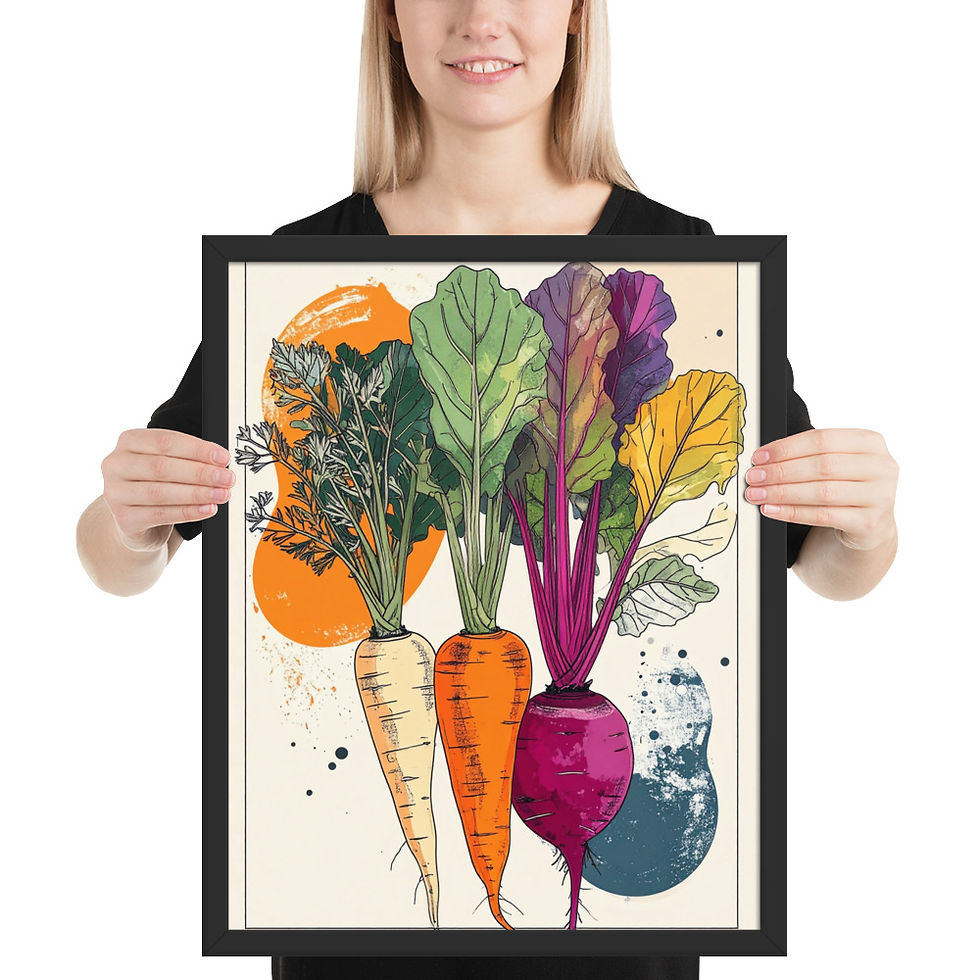 Thumbnail: Kitchen Veggies Art Print