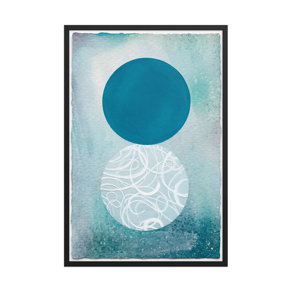 Thumbnail: What's Above Framed Contemporary Mega Wall Art