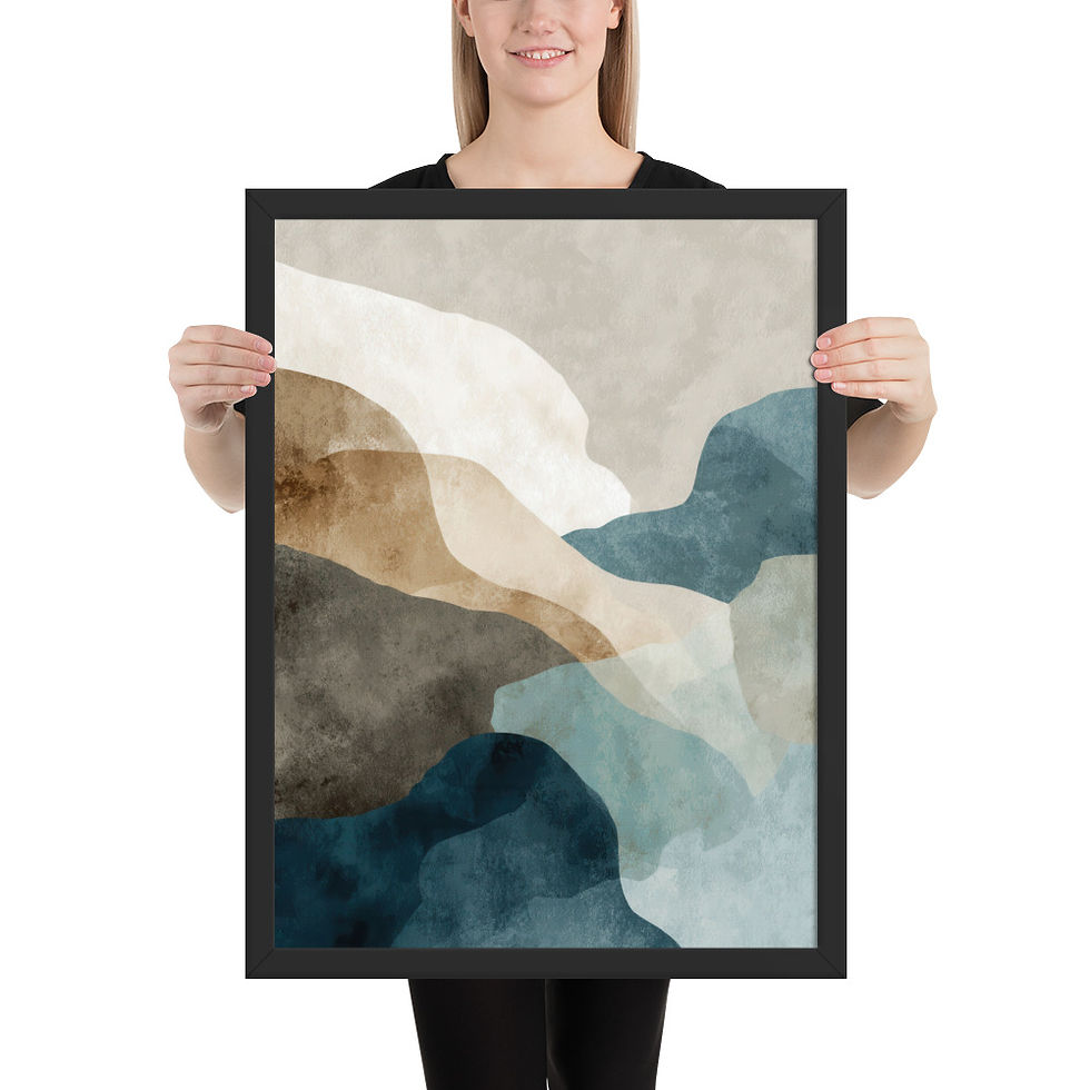 Thumbnail: Framed Dreamy Boho Art – Soft and Serene Decor