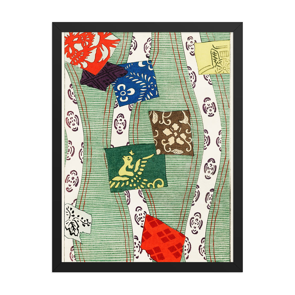 Thumbnail: Shin Bijutsukai emblems  | Japanese Art | Bold Abstract | curves