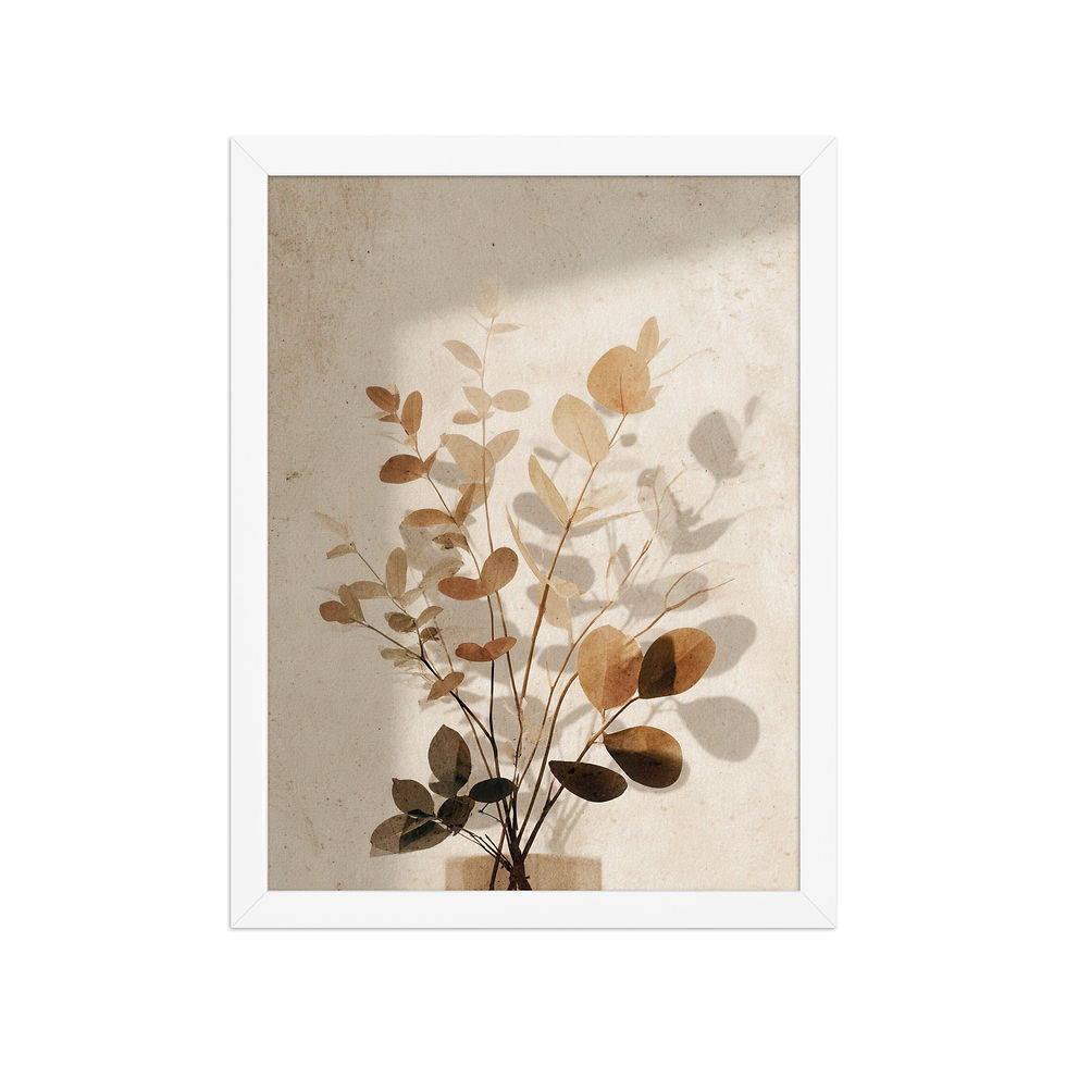 Thumbnail: Framed Earthy Boho Wall Art – Nature Lover's Decor