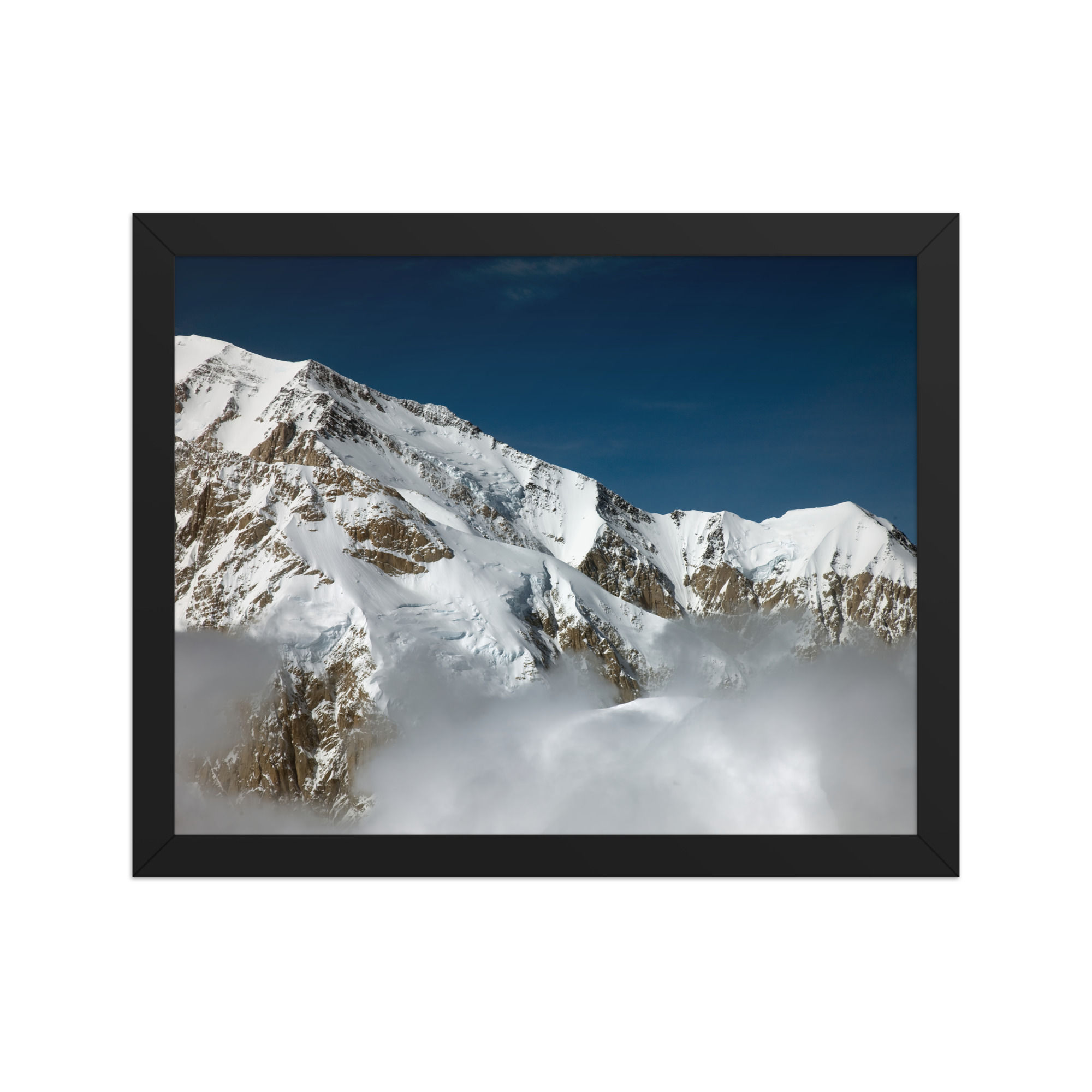 Majestic Peaks Framed Wall Art for Alpine Inspiration
