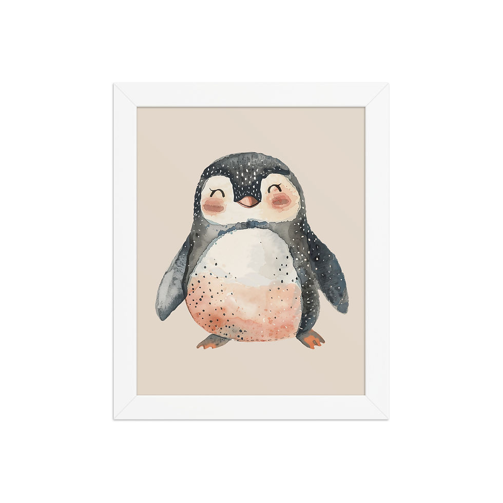 Thumbnail: Chick | Whimsical Framed Nursery Prints for Kids' Rooms | Adorable Wall Art