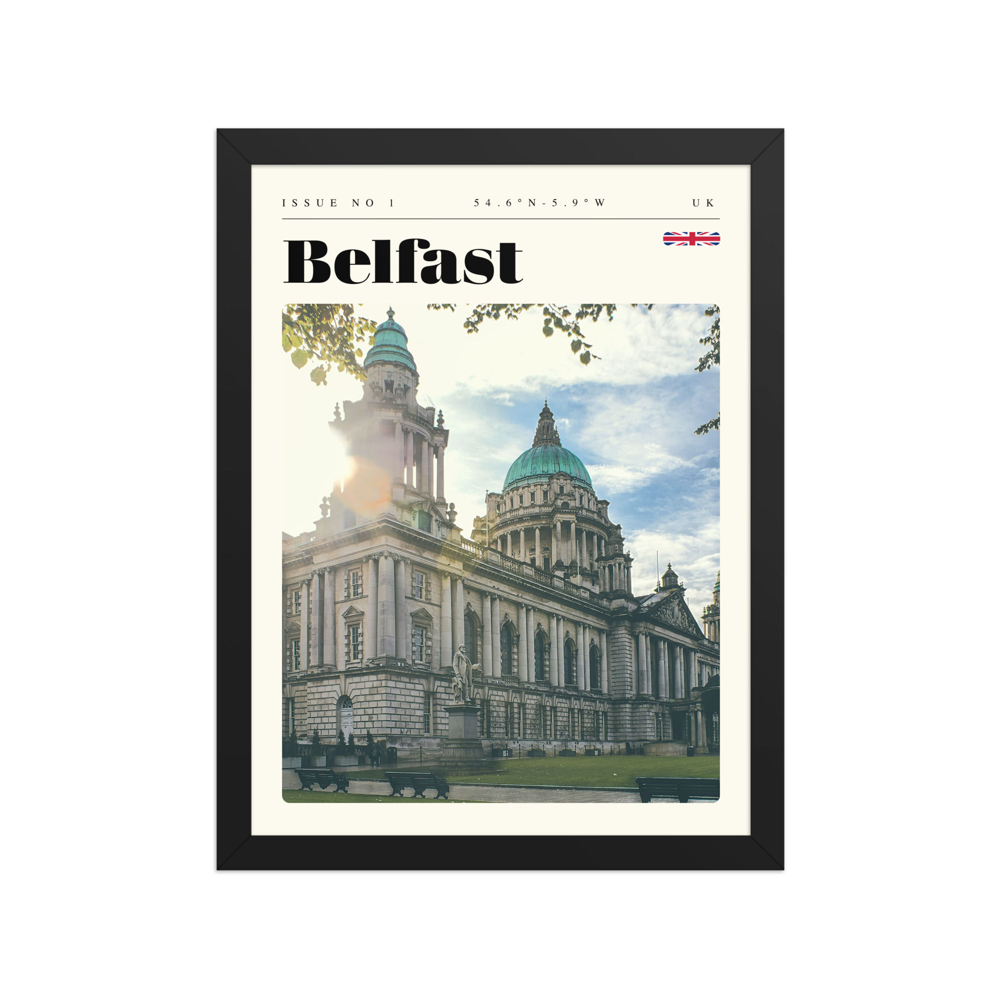 Belfast | Framed Travel Posters: Iconic Art of Cities