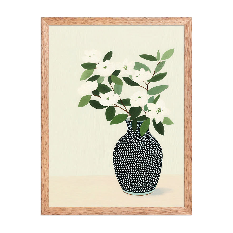 Thumbnail: Olives Gouache Inspired Art Print 