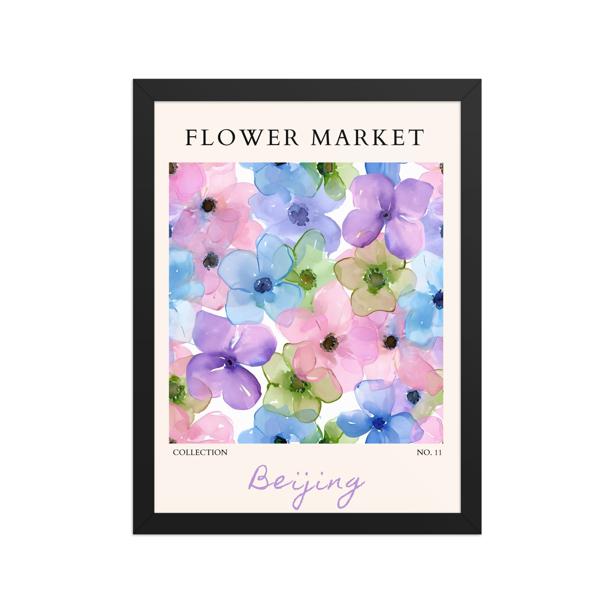 Beijing | Framed Botanical Wall Art: Nature Prints from Global Cities