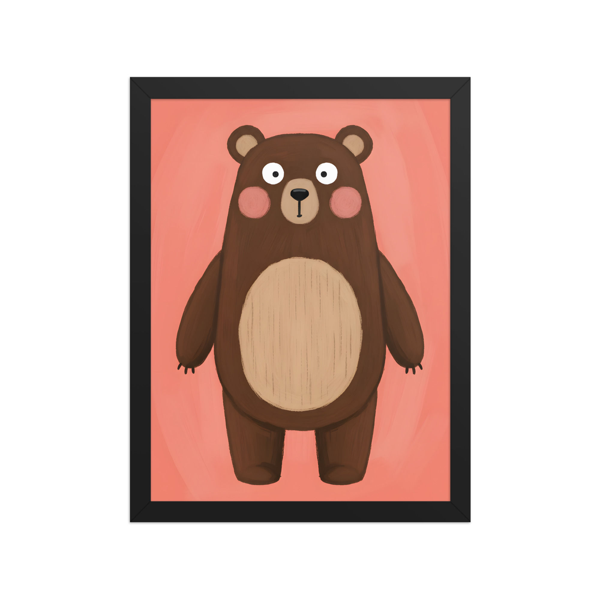 Cute Whimsical Bear Nursery Art Print