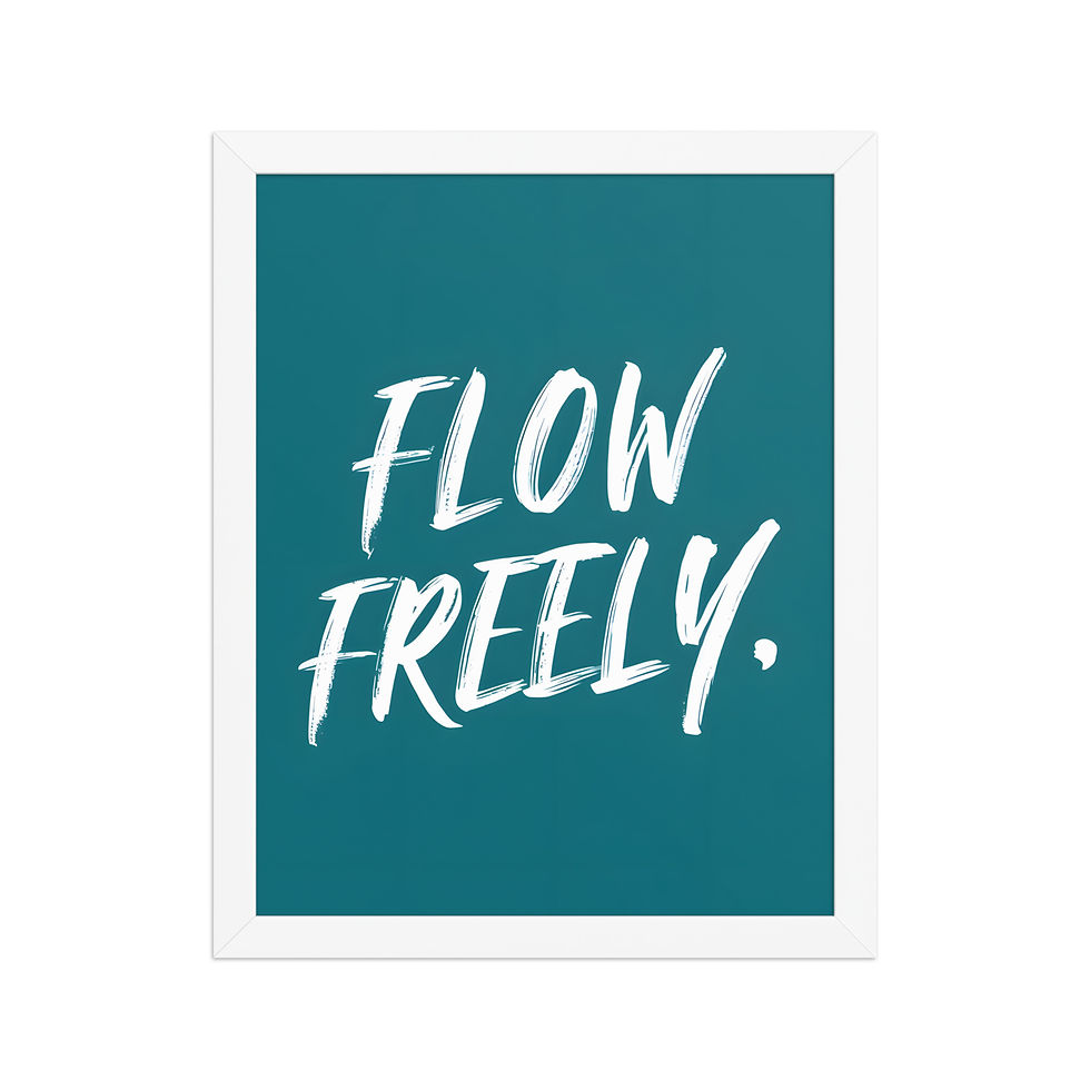 Thumbnail: Flow Freely | Motivational Art