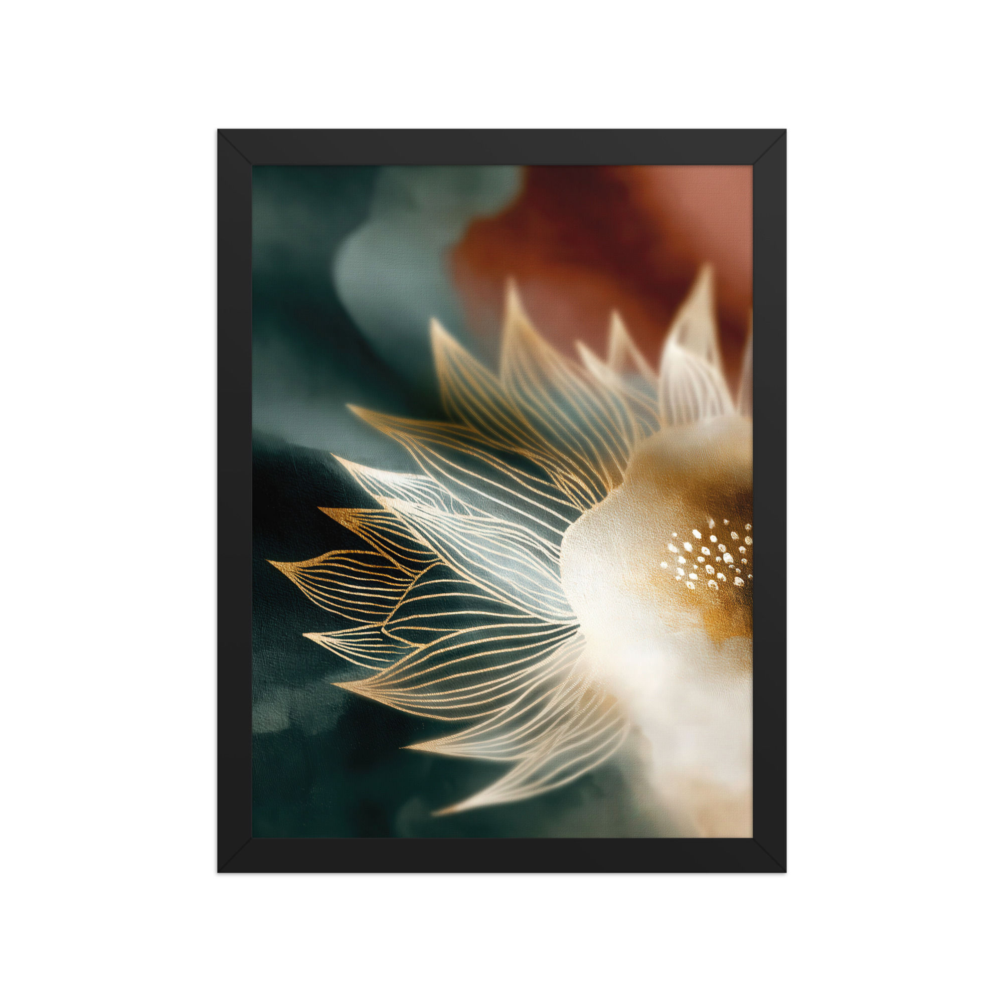 Boho Wall Art Print – Framed Nature-Inspired Decor