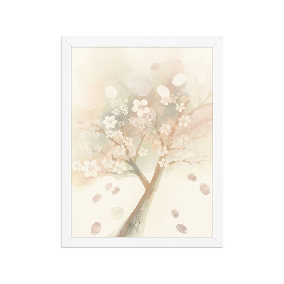 Thumbnail: Blossom Fall Nature Art Print