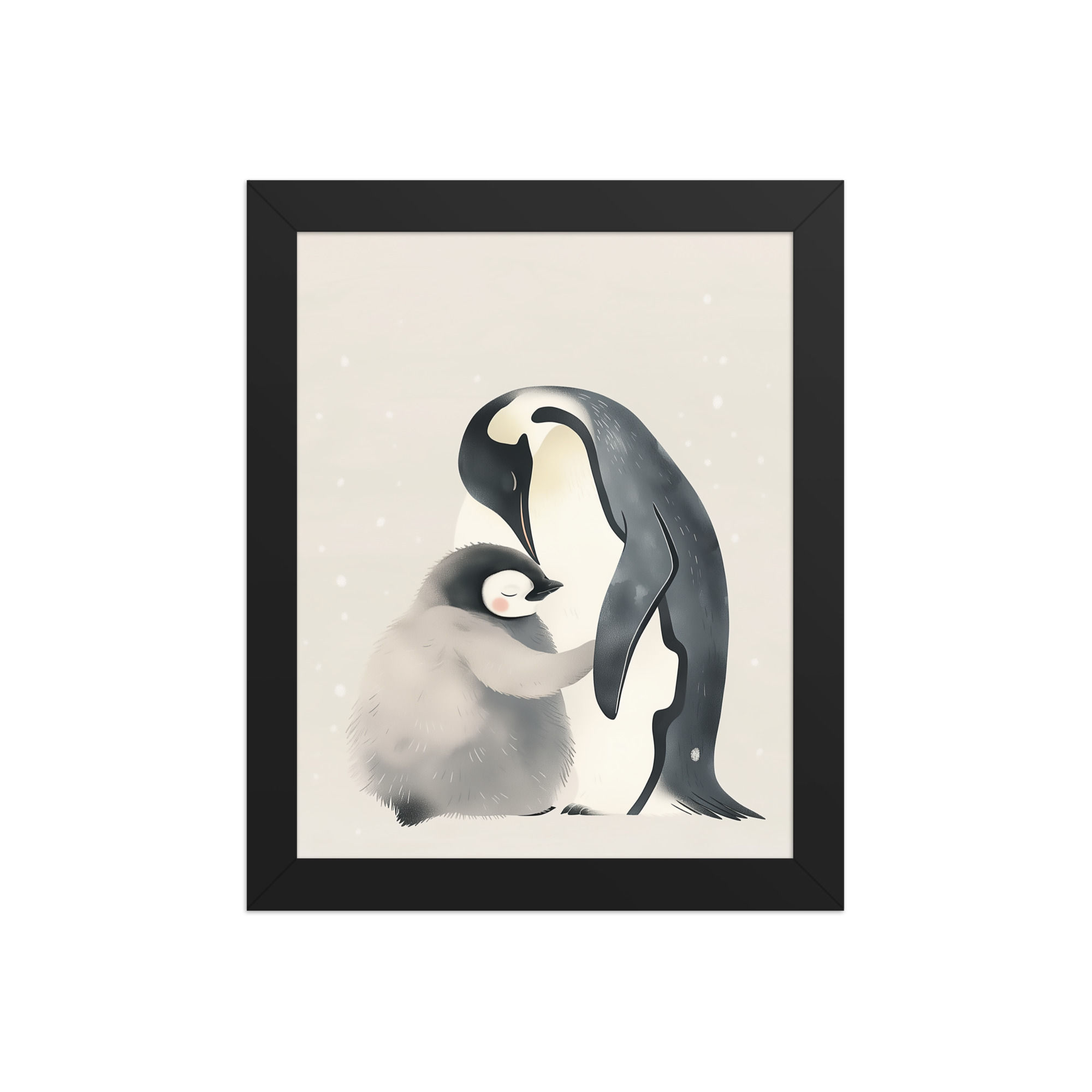 Penguins | Whimsical Framed Nursery Prints for Kids' Rooms | Adorable Wall Art