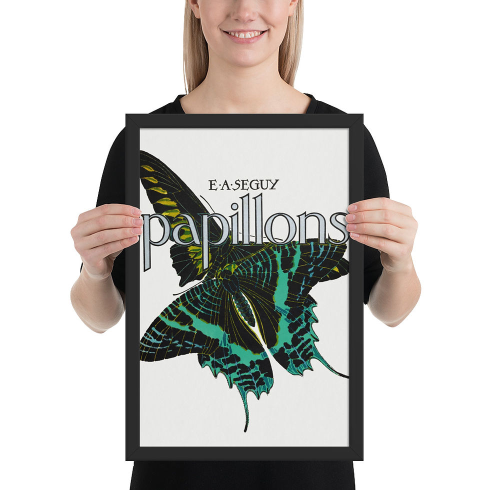 Thumbnail: Papilons Art Print Seguy