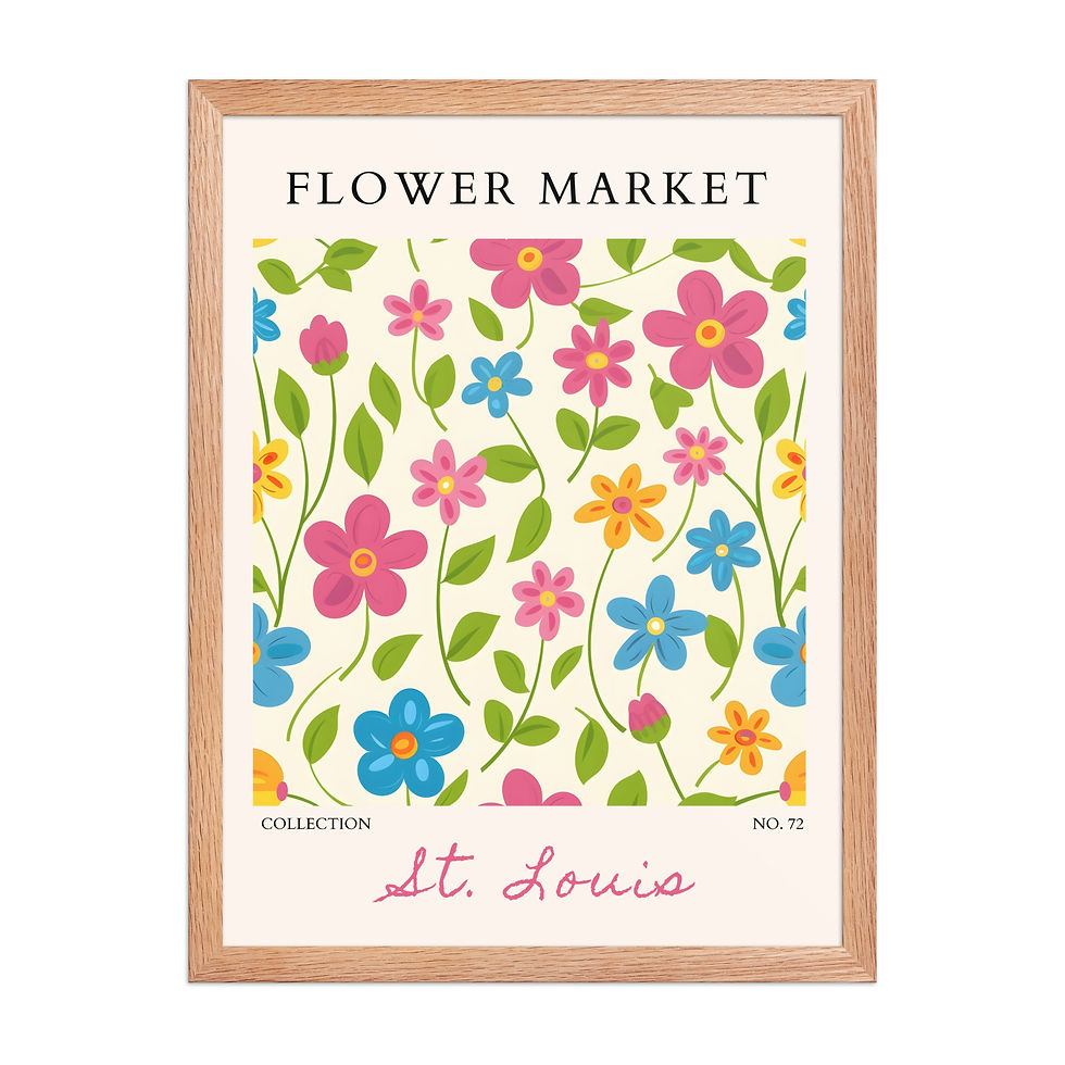 Thumbnail: St Louis | Framed Botanical Wall Art: Nature Prints from Global Citiesposter