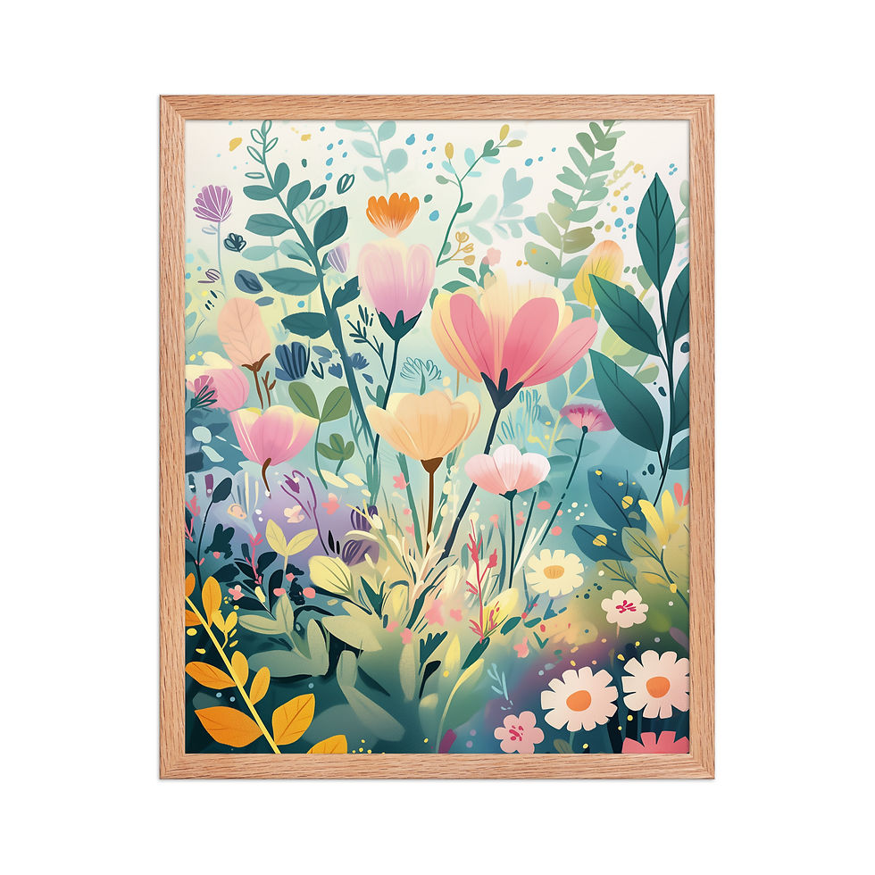 Thumbnail: Meadow | Whimsical Framed Nursery Prints for Kids' Rooms | Adorable Wall Art