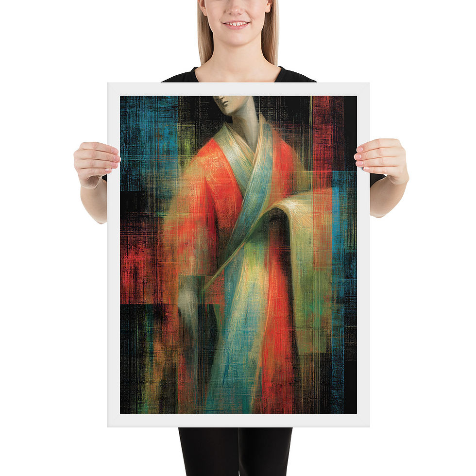 Thumbnail: Eclectic Figure of a Woman in a Kimono