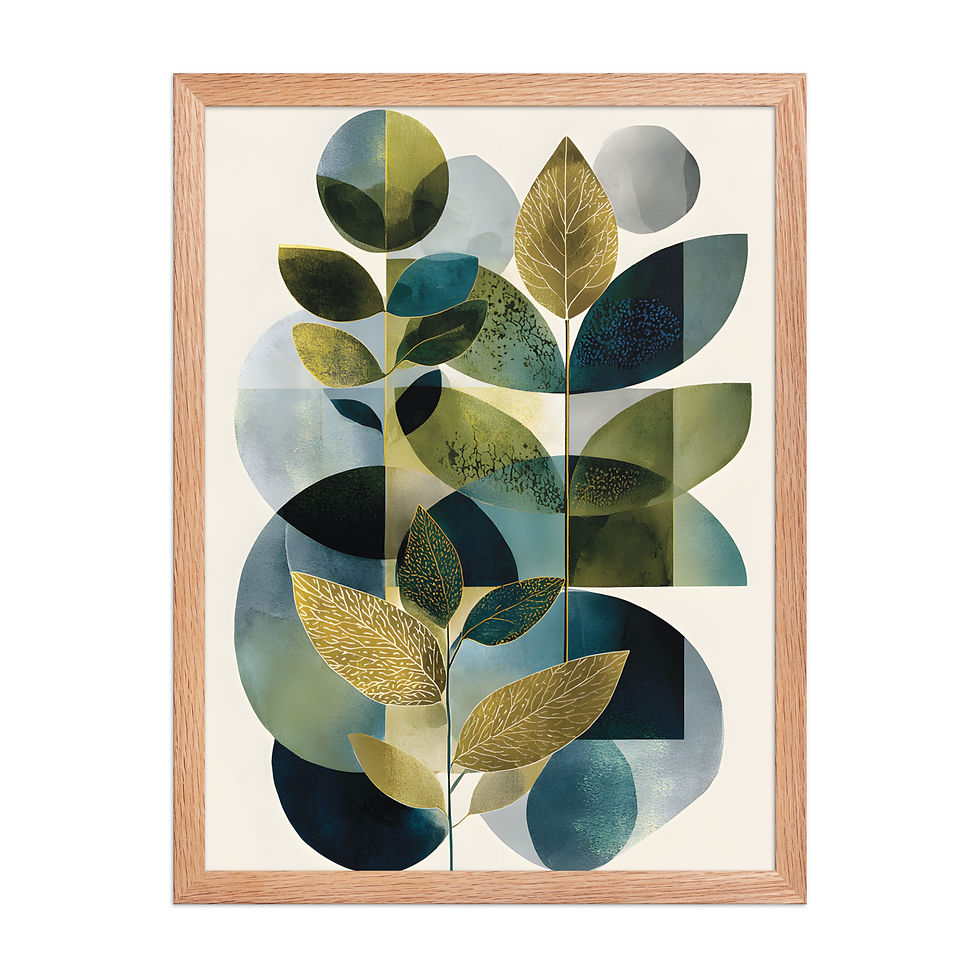 Thumbnail: Botanical framed wall Art | Modern Art | Wall Decor | Lifestyle |