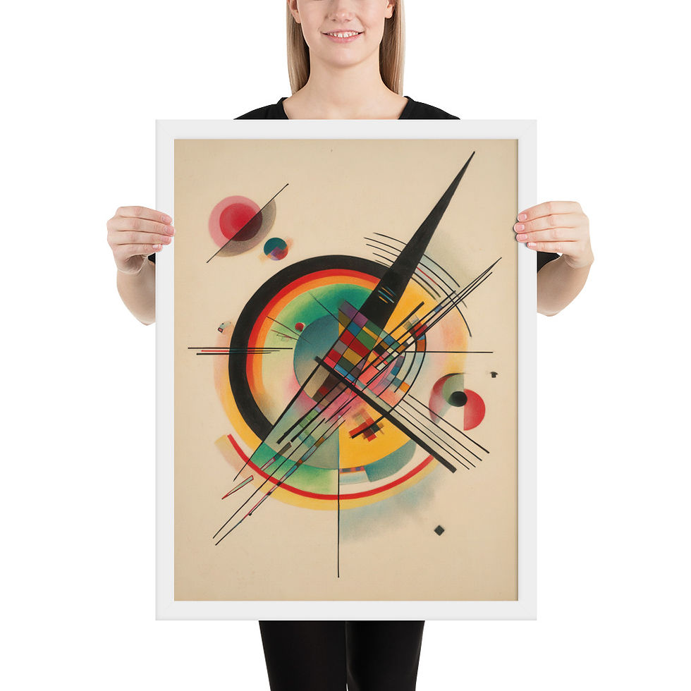 Thumbnail: Abstract Kandinsky Inpired Print