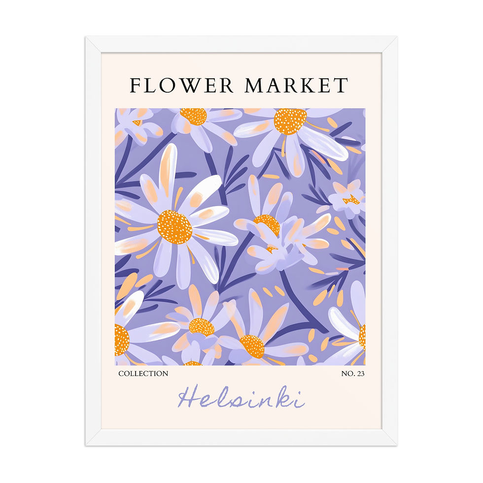 Thumbnail: Helsinki | Framed Botanical Wall Art: Nature Prints from Global Cities