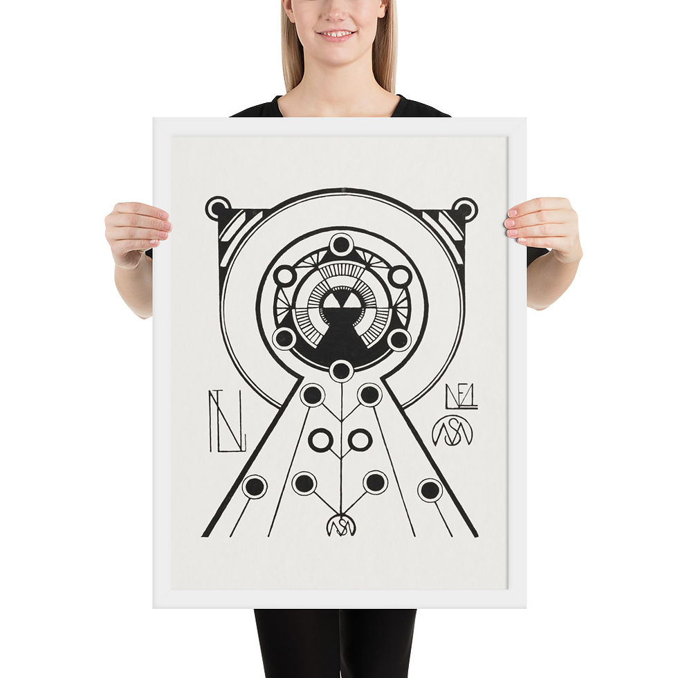 Thumbnail: Framed Contemporary Art For Living Room