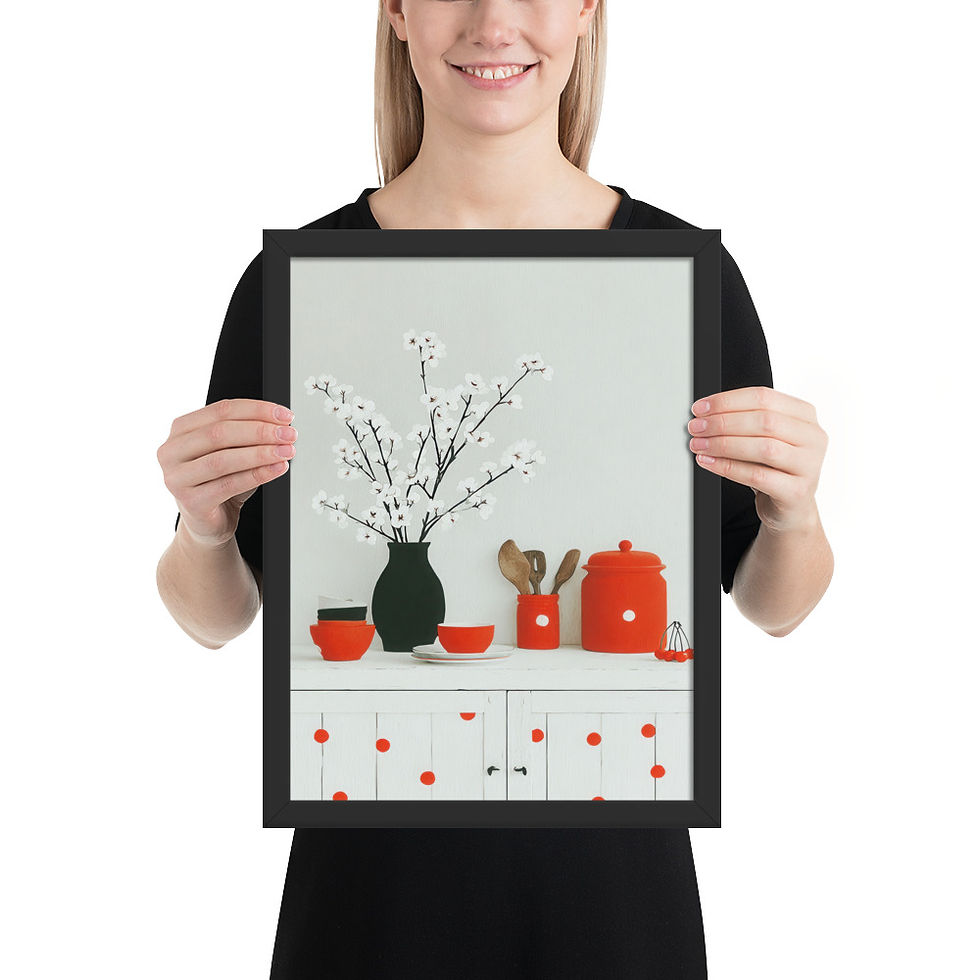 Thumbnail: Kitchen Gouache Inspired Art Print 