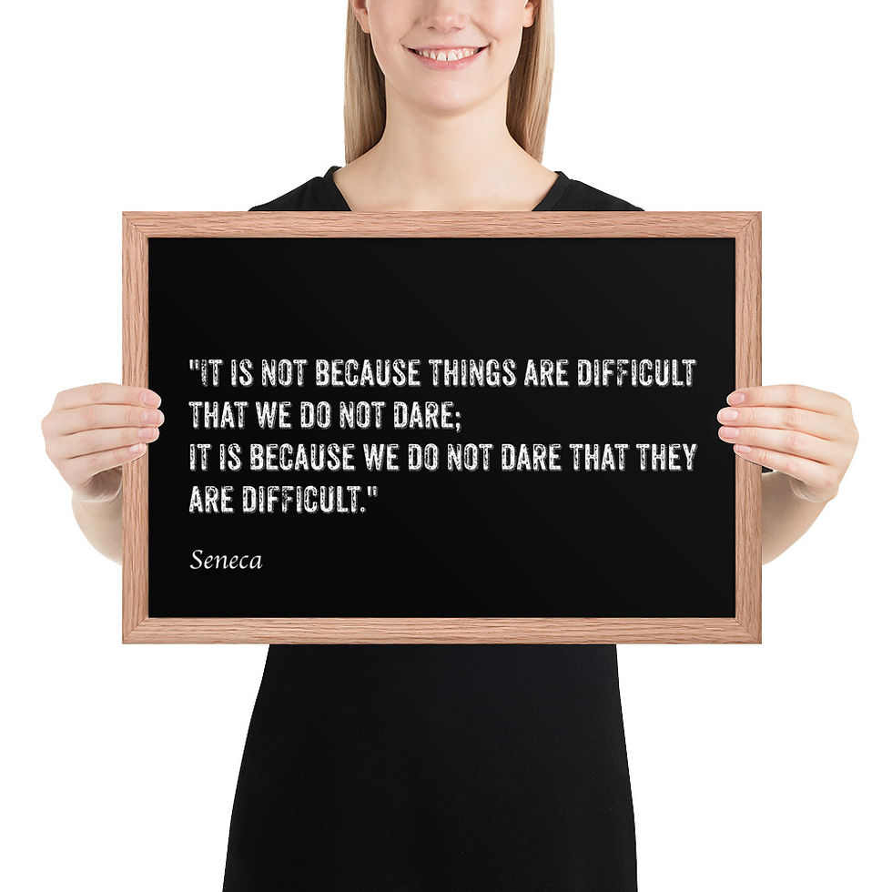 Thumbnail: Tranquil Stoic Quote Art for Serene Spaces