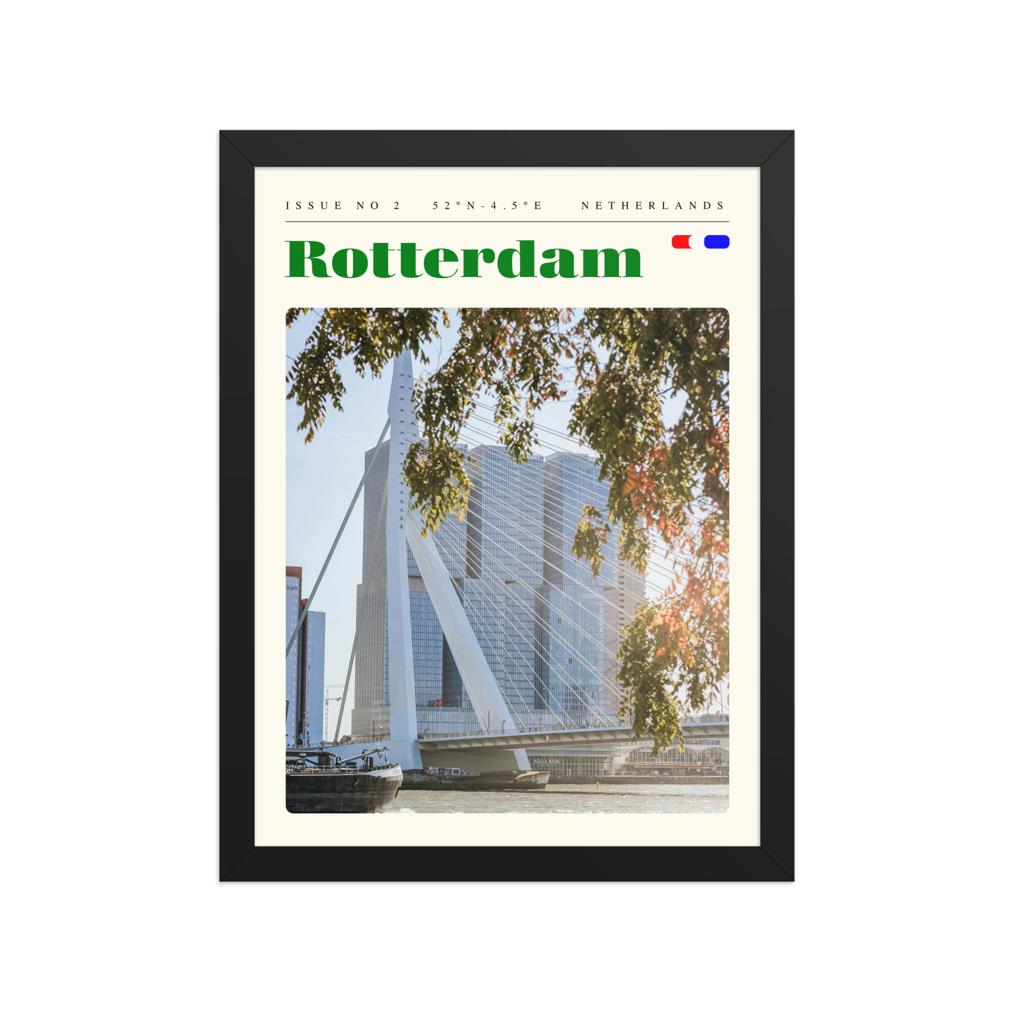 Rotterdam ii | Framed Travel Posters: Explore Iconic European City Art Prints