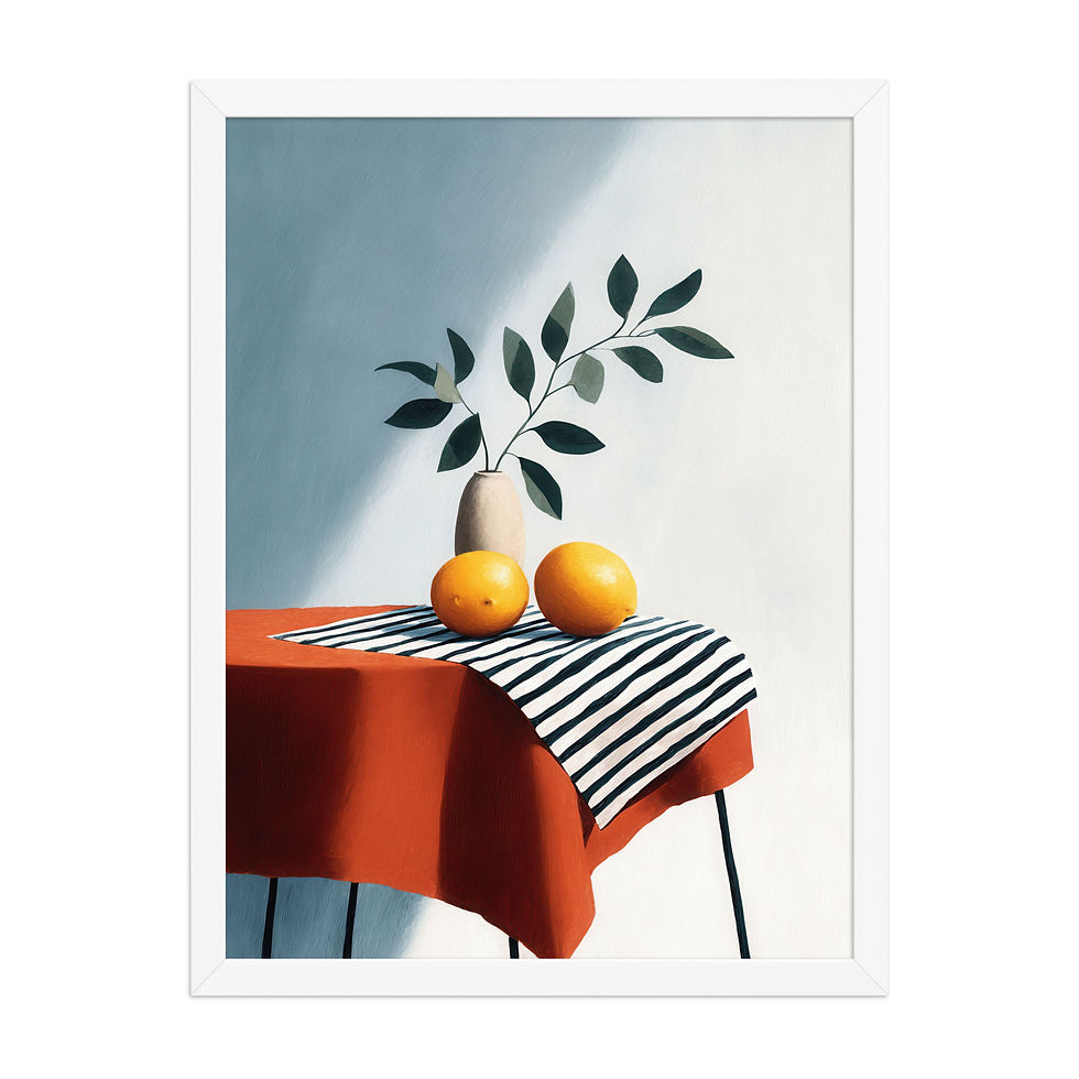 Thumbnail: Vibrant Gouache Wall Art for Living Room Accent