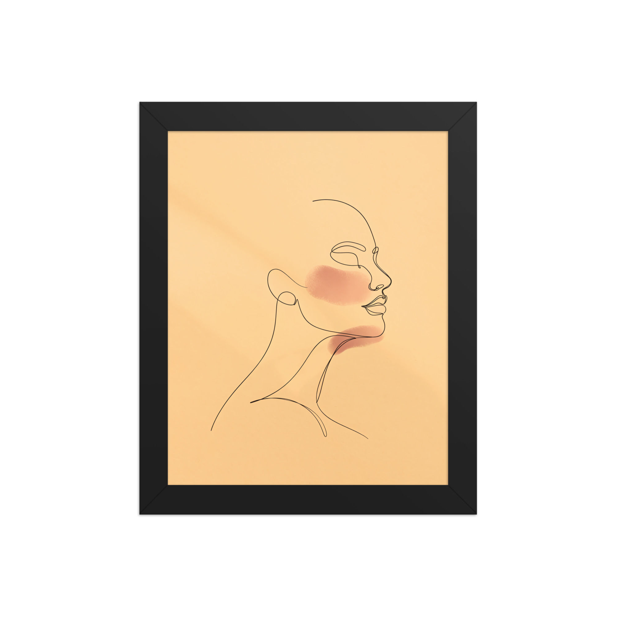 Minimalist Abstract Portrait Print