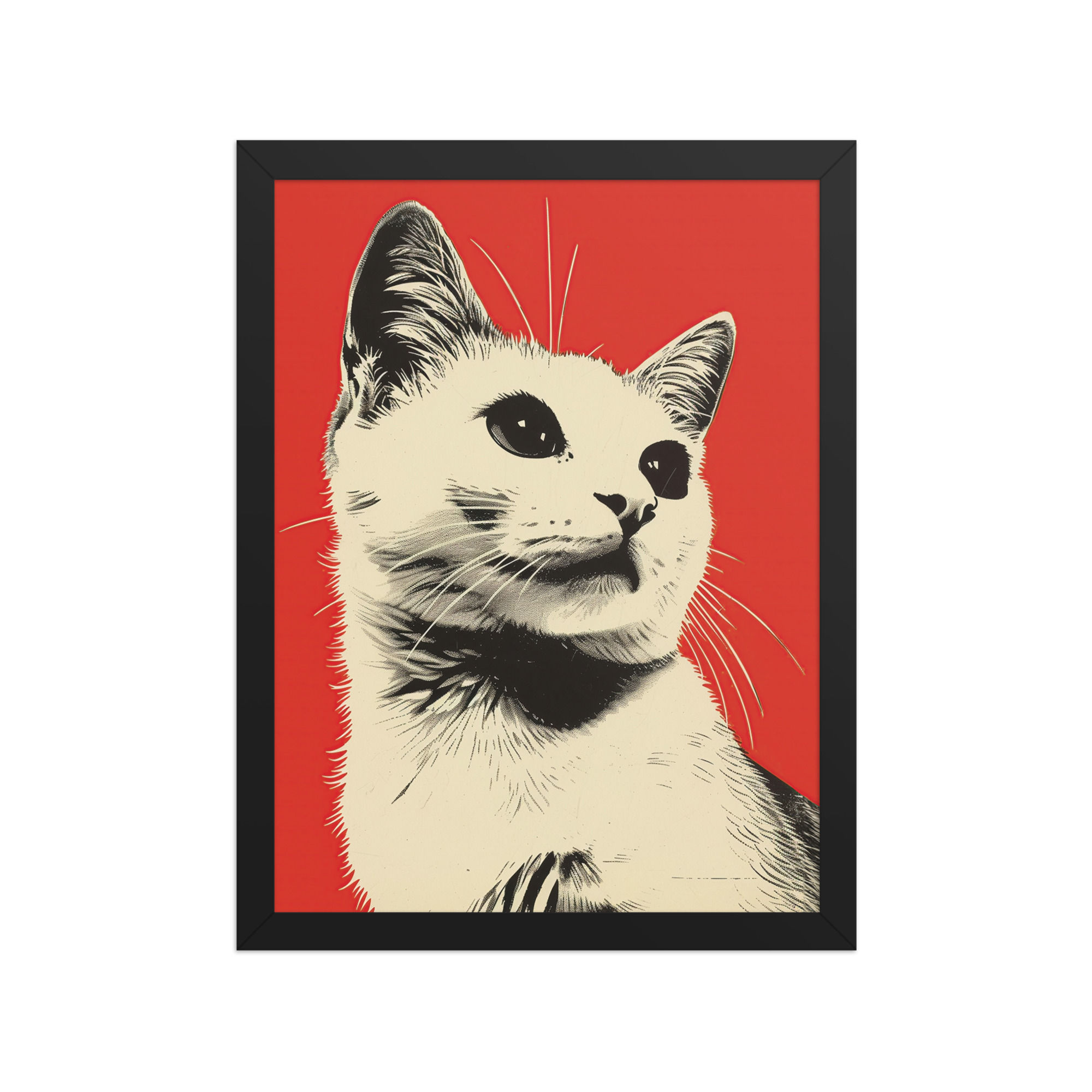 White | Framed Art for Living Room Decor