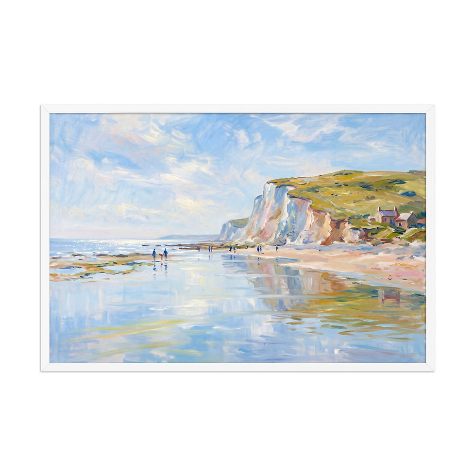 Thumbnail: Charming Coastal Landscape with Cliffs and Reflections
