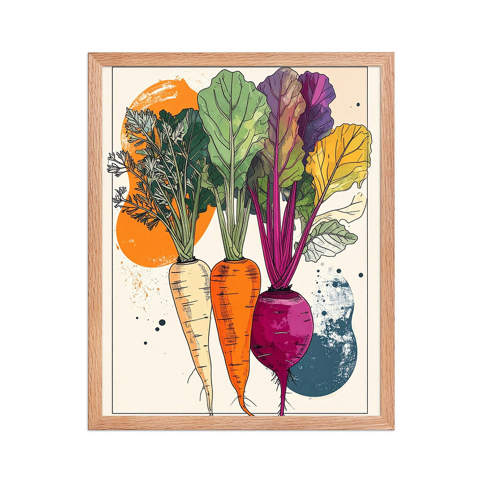 Thumbnail: Kitchen Veggies Art Print