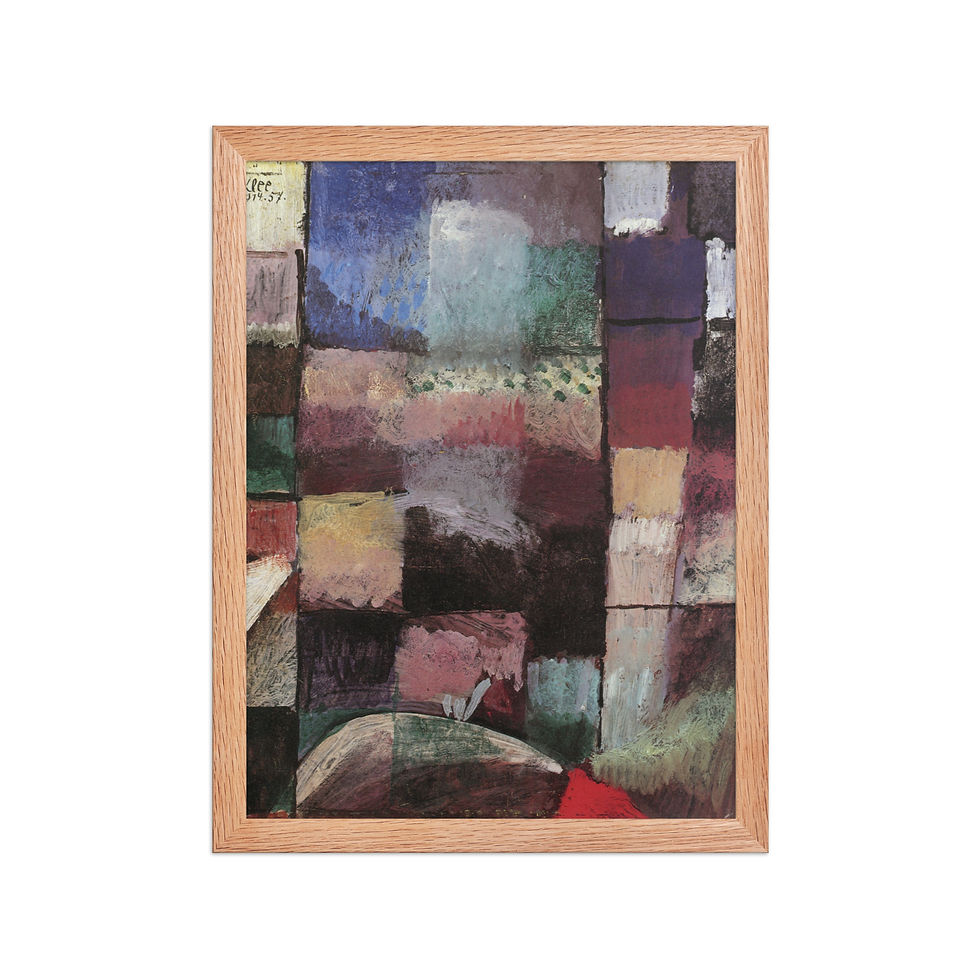 Thumbnail: Paul Klee's Geometric Expression XI | Framed Fine Art Print | Modern Wall Decor