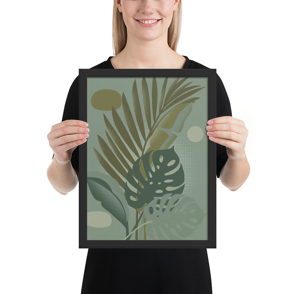 Thumbnail: Fronds in Mid Century Art Style