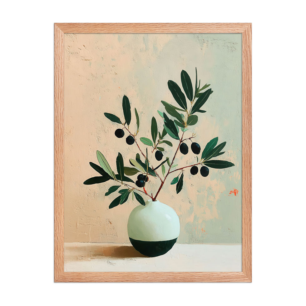 Thumbnail: Vibrant Gouache Wall Art for Living Room Accent
