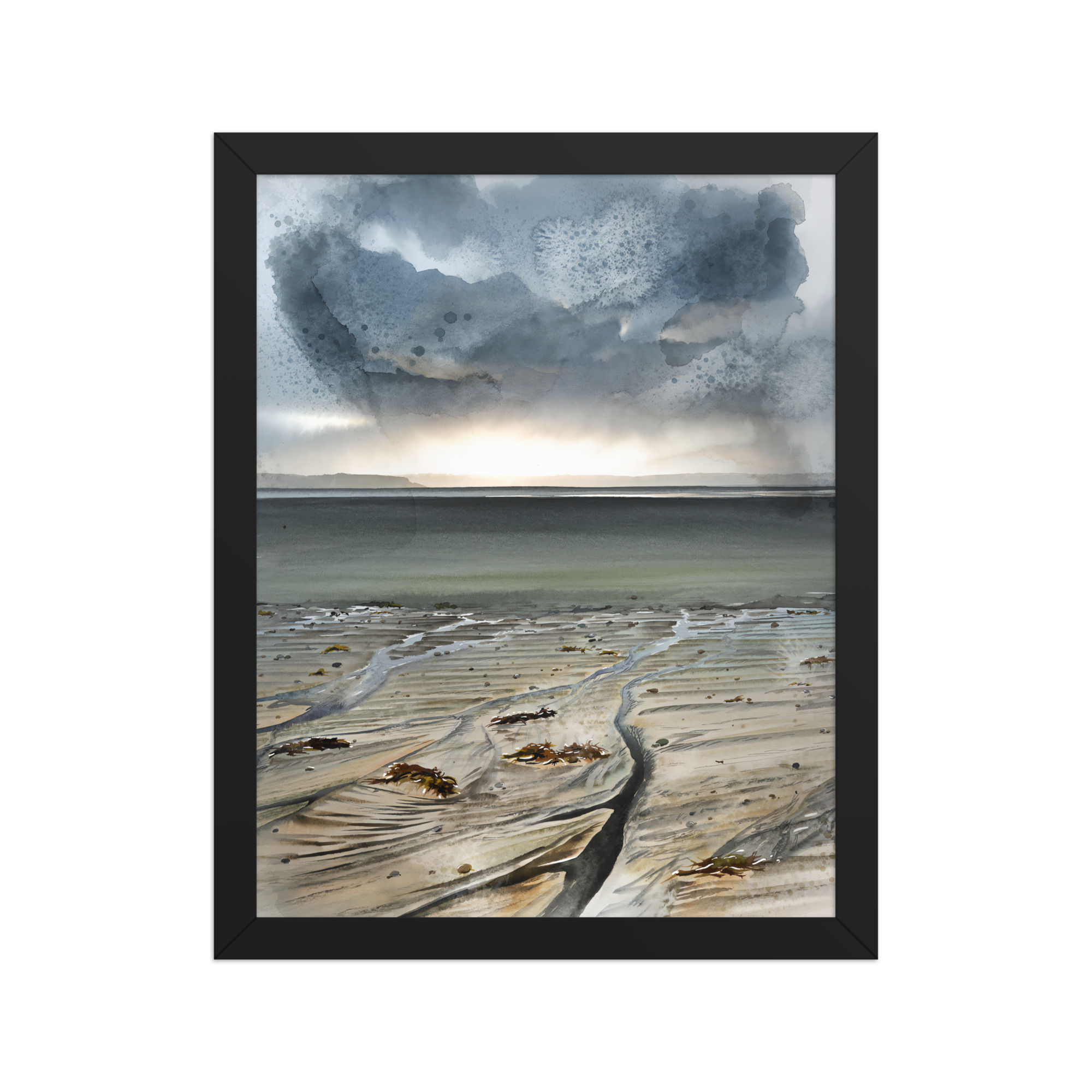 Storm Cleared Light Simple Coastal Art Print