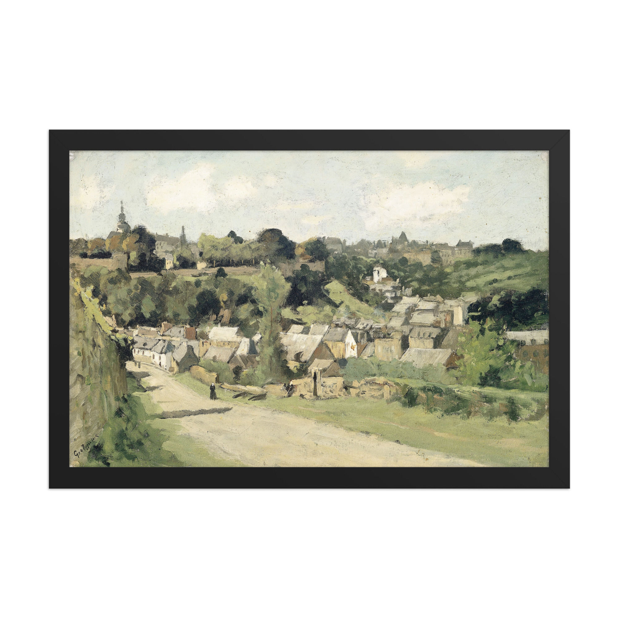 The Village Vintage Framed Art