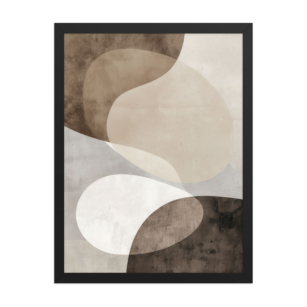 Thumbnail: Minimalist Boho Wall Art – Framed for Charm