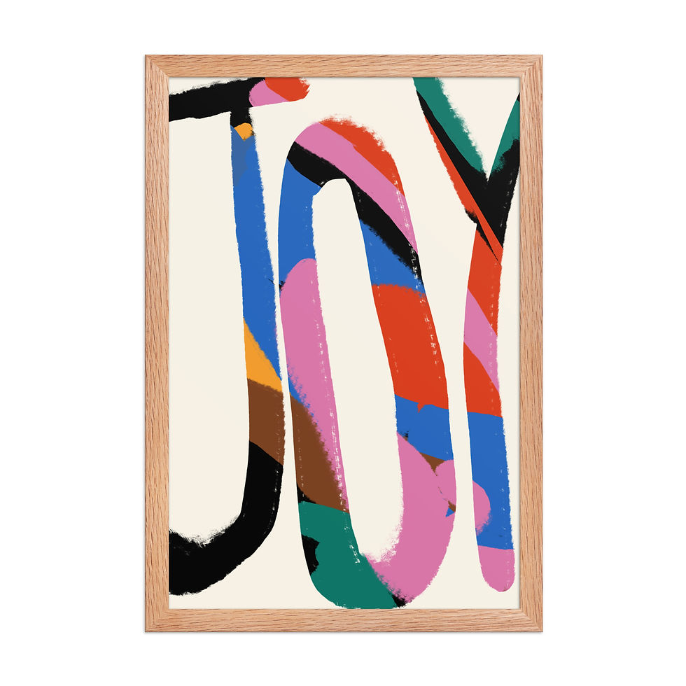Thumbnail: Framed Eclectic Abstract Art for Modern Homes