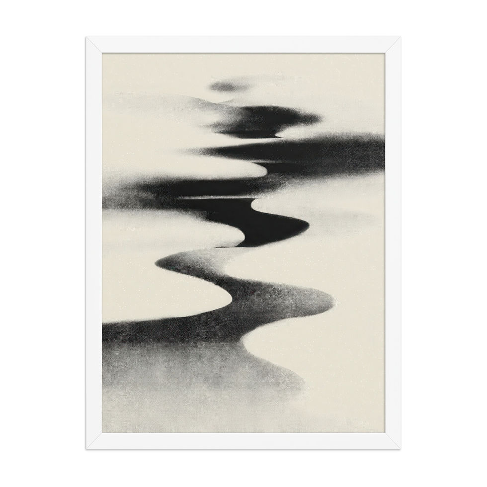 Thumbnail: Japandi Sumei-e Japanese Ink Inspired Print