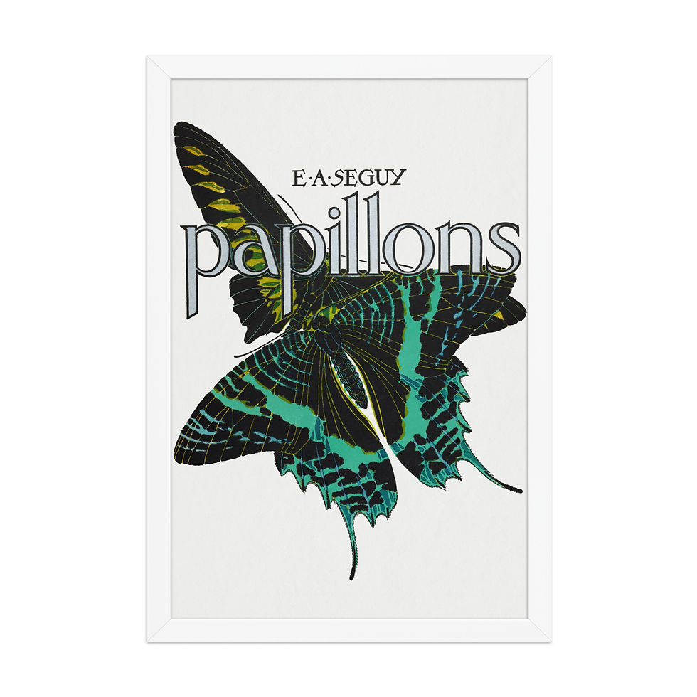 Thumbnail: Papilons Art Print Seguy