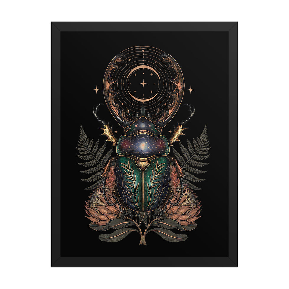 Thumbnail: Hercules Beetle Nature Art Print