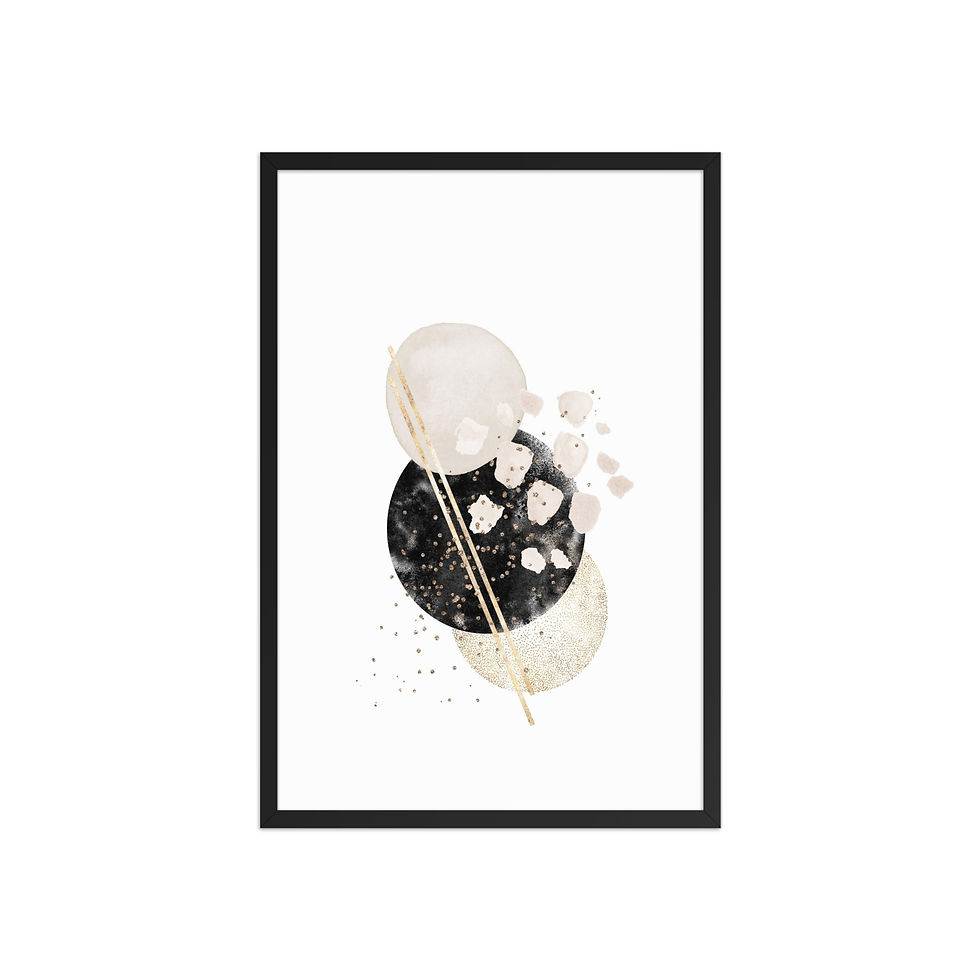 Thumbnail: Fern Echo Framed Art — Textured Green Accent  