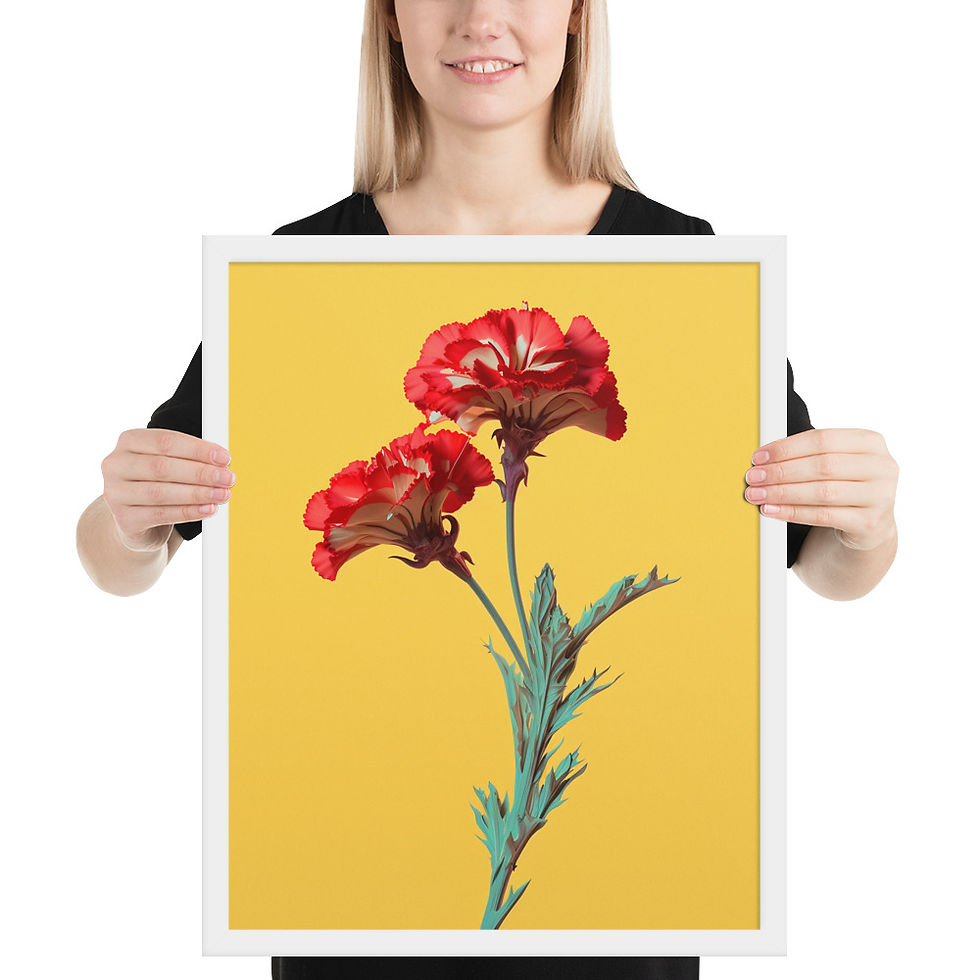 Thumbnail: Framed Colorful Abstract Art - Unique Eclectic Touch