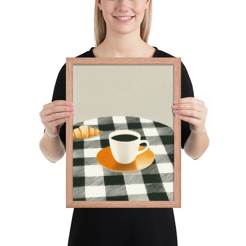 Thumbnail: Affordable Framed Gouache Art for Stylish Spaces