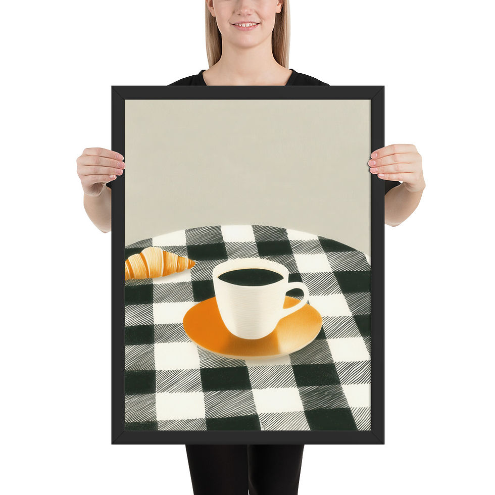 Thumbnail: Affordable Framed Gouache Art for Stylish Spaces