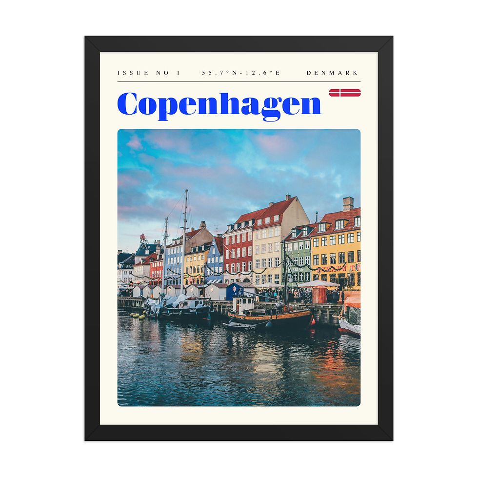 Thumbnail: Copenhagen | Framed Travel Posters: Iconic Art of Cities