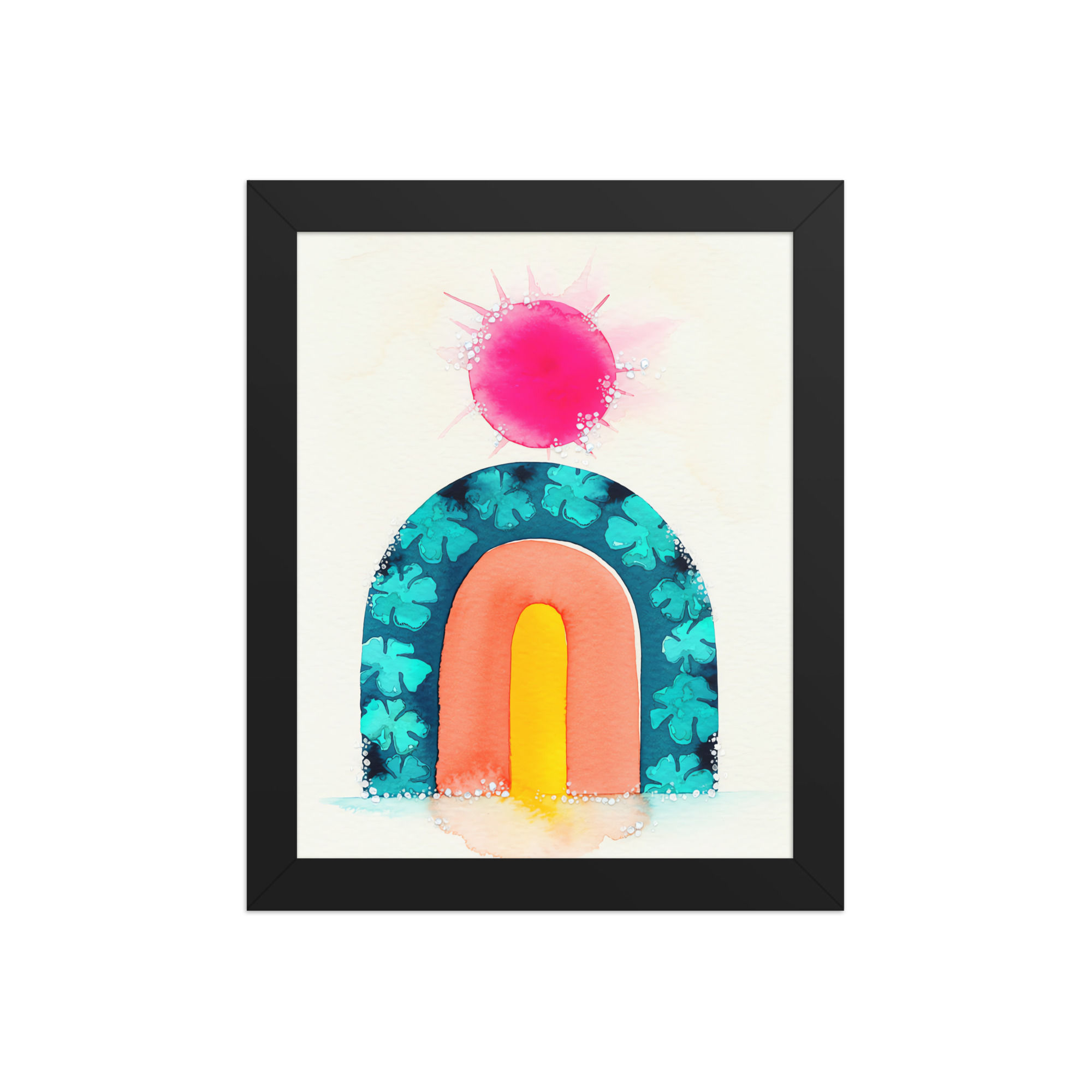 Shamrock Arch Abstract Art Print