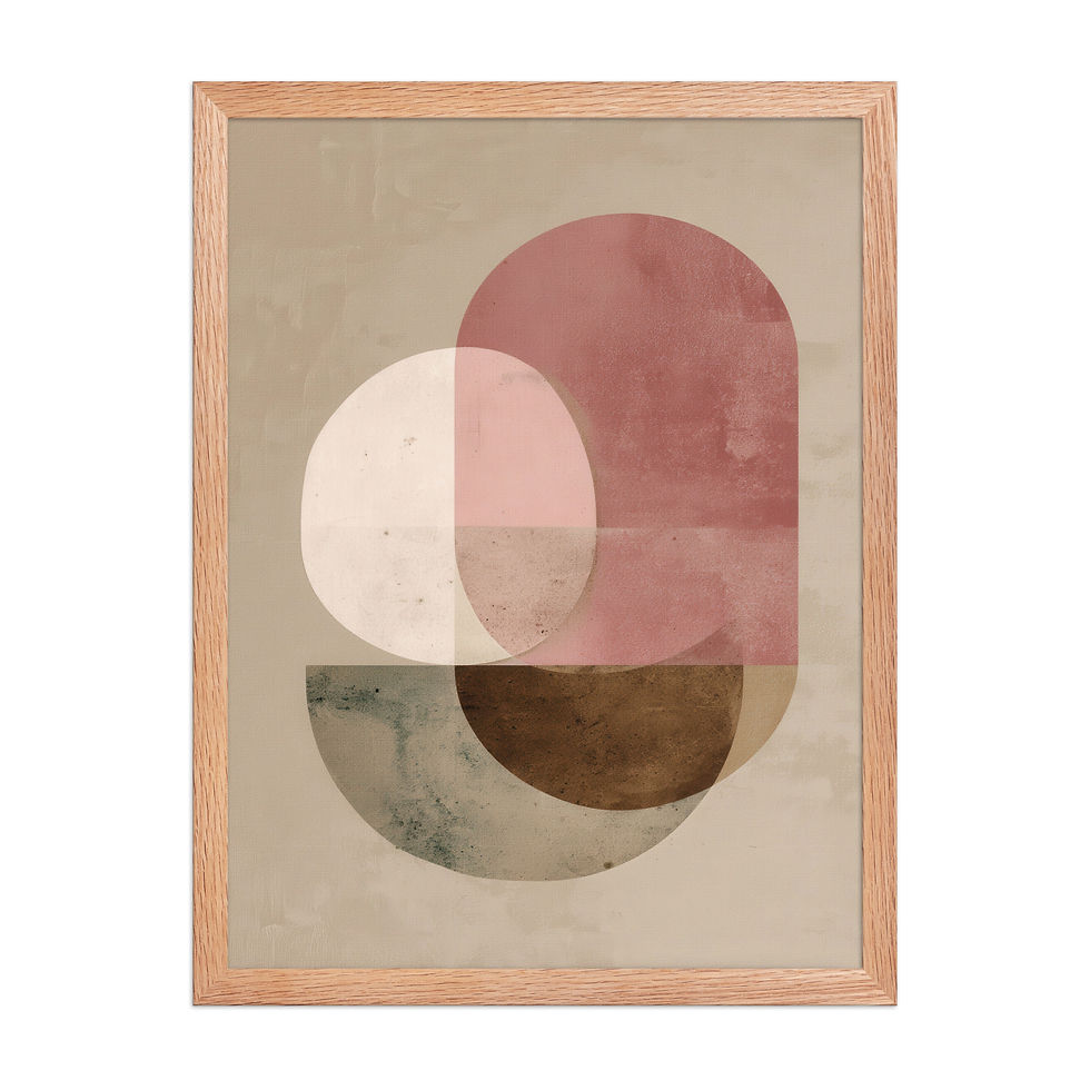 Thumbnail: Framed Dreamy Boho Art – Soft and Serene Decor