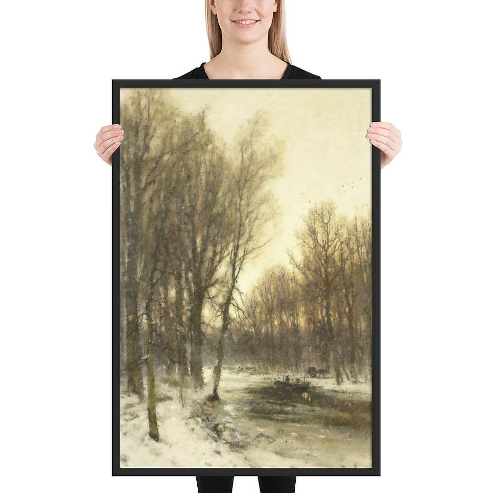 Thumbnail: The Quiet Forest Vintage Framed Wall Art