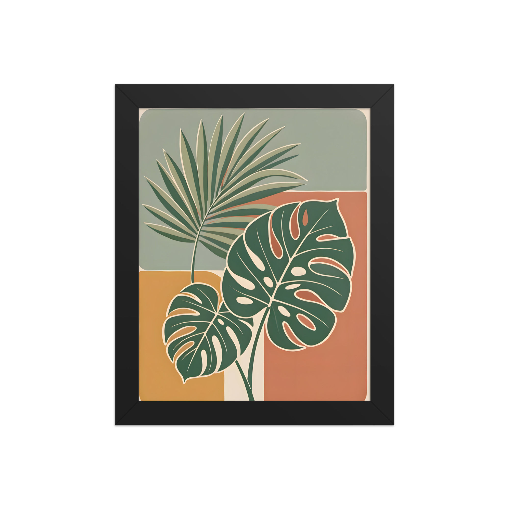 Plant Fronds Minimalist Art Print